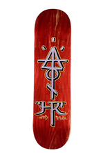 Load image into Gallery viewer, PRIMARY COLORS GRAFFITI DECKS-FIRE SIGN RED
