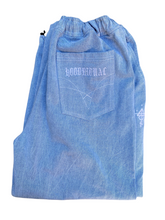 Load image into Gallery viewer, TELEVISISTAR//HOODxR!TUAL “OG VATO” LIGHT BLUE DENIM