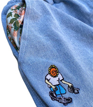 Load image into Gallery viewer, TELEVISISTAR//HOODxR!TUAL “OG VATO” LIGHT BLUE DENIM