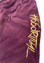 Load image into Gallery viewer, HOOD-RITUAL // TELEV!S!STAR "ROYAL FAMILY" BURGUNDY CORDUROY PANTS